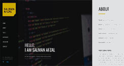 Desktop Screenshot of iamsalmanafzal.com